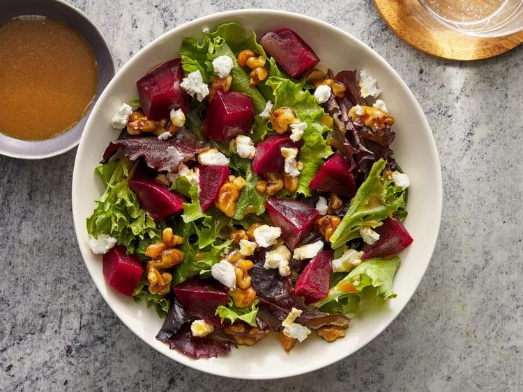 Blurred Beet Salad Photo