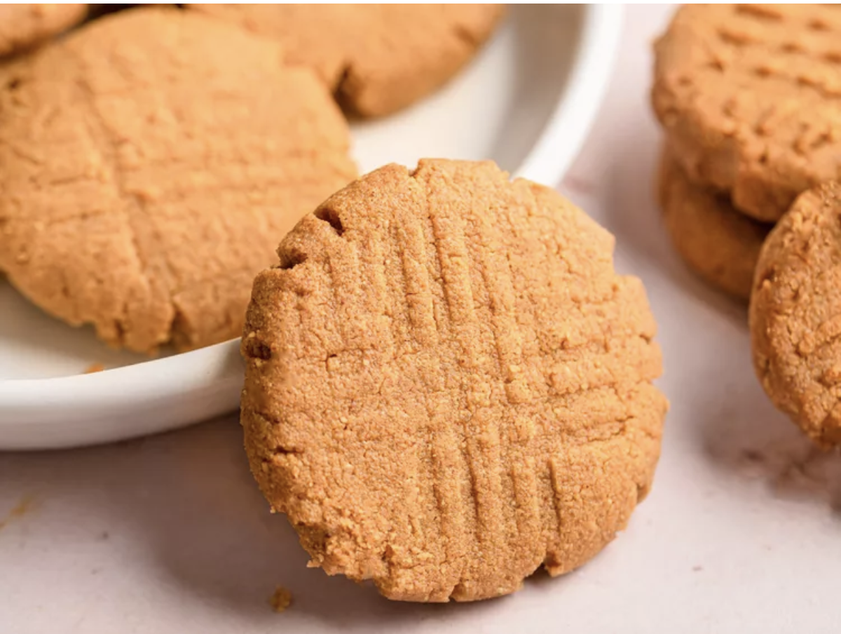 Blurred Peanut Butter Cookies Photo